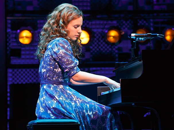 Jessie Mueller in Beautiful: The Carole King Musical. Photo Credit: Joan Marcus/Broadway.com.