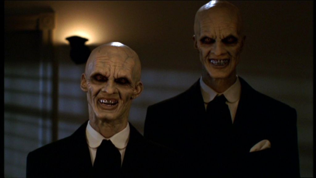 The Gentlemen in the Buffy the Vampire Slayer episode “Hush.” Photo Credit: Warner Bros.