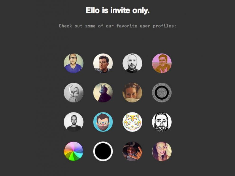 Ello. Photo Credit: Ello.