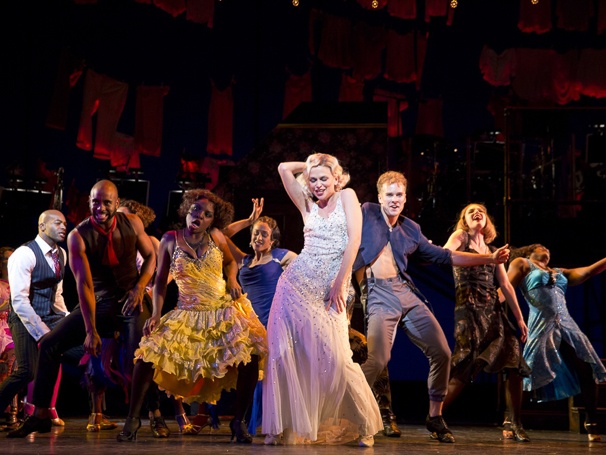 Sutton Foster and the cast of The Wild Party. Photo Credit: Joan Marcus/Broadway.com