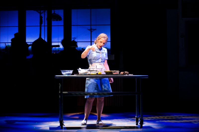 Jessie Mueller in Waitress. Photo Credit: Evgenia Eliseeva/ A.R.T
