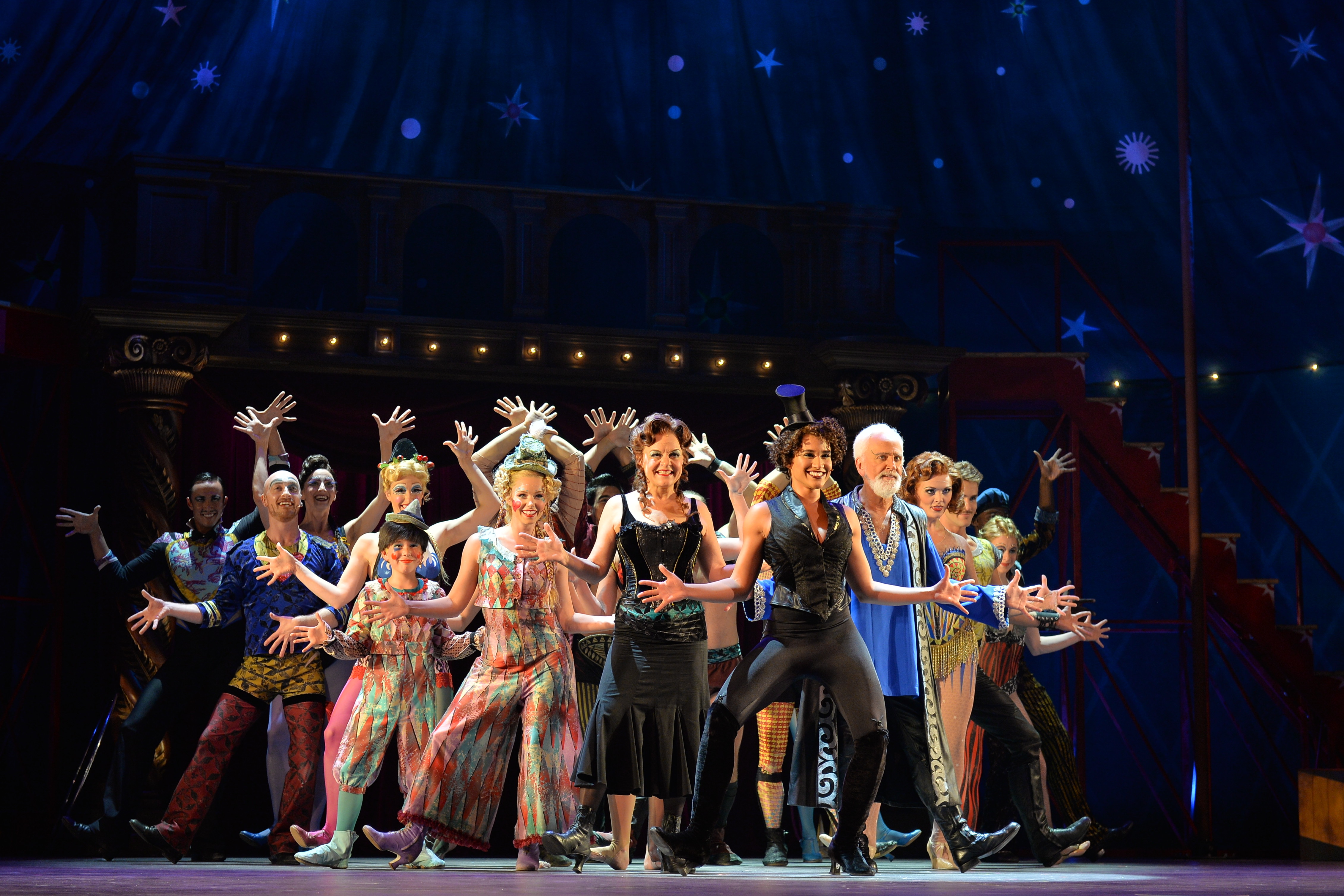 The cast of Pippin. Photo Credit: Shinobu Ikazaki
