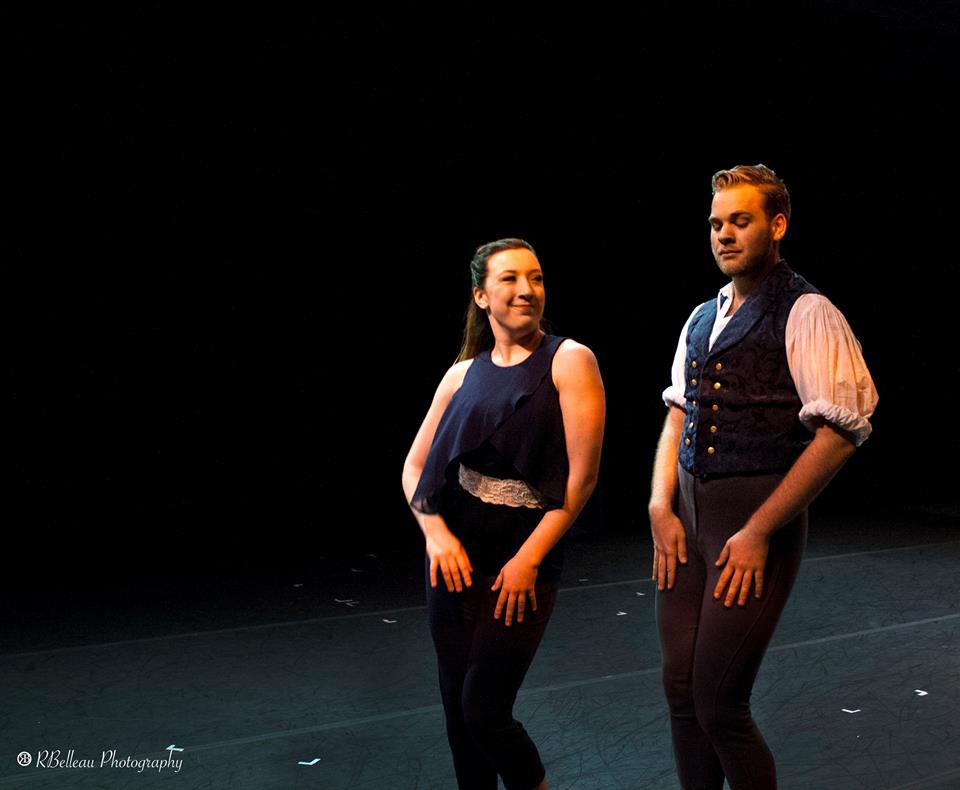Krystyna Resavy and Marty Walsh in Shannon Sweeny's "ON." Photo Credit: R. Belleau Photography