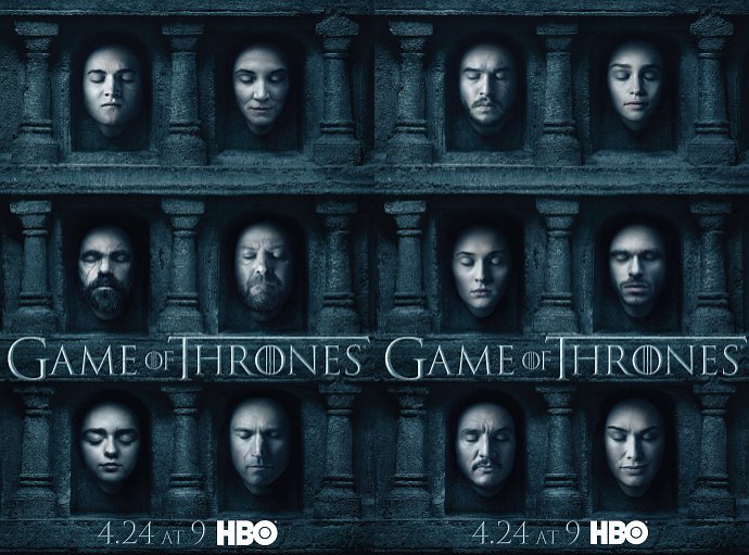 Game of Thrones season 6 poster. Photo Credit: HBO